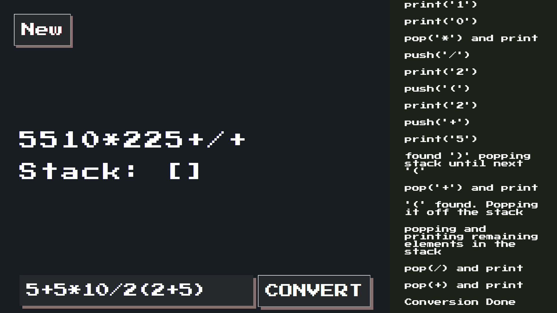 Infix-to-Postfix